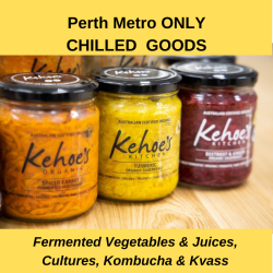 **CHILLED GOODS** - Cultures, Fermented Veg, Kombucha, Kvass